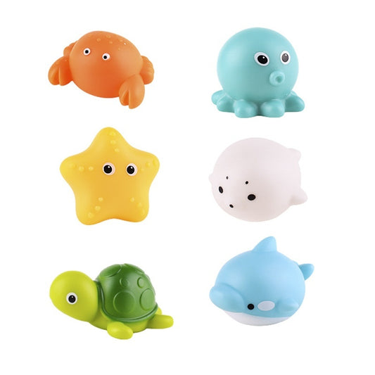 Baby Bath Toys Turtle Sprinkler Net Fish Catching Shark