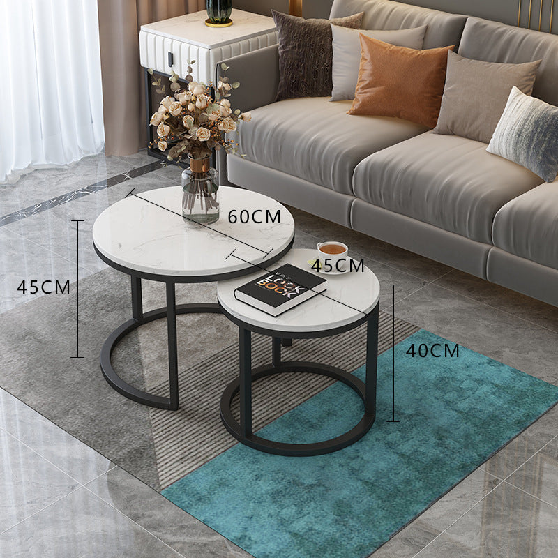 Marble Coffee Table - Modern Nesting Set