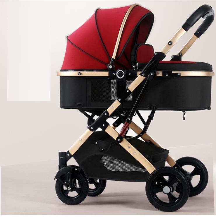 Two-Way Portable Folding Newborn Baby Stroller
