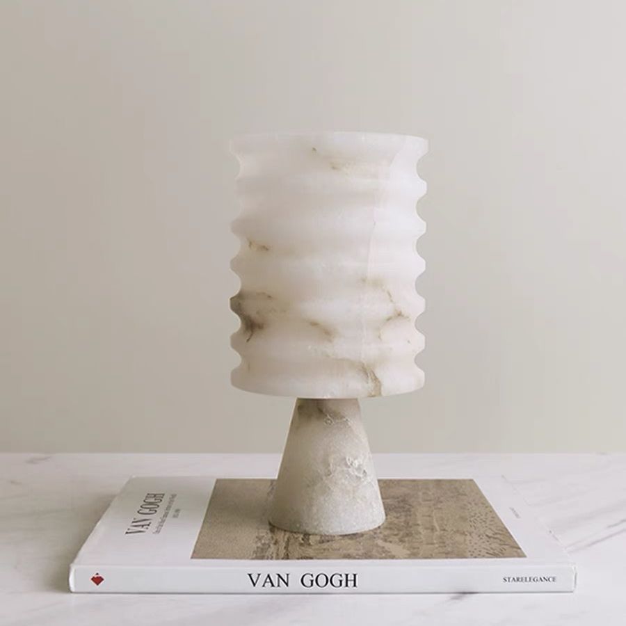 Natural Marble Flower Vase Decoration