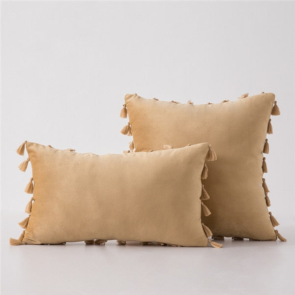 Velvet Sofa Pillowcase – Luxe Cushion Cover for Living Room Décor