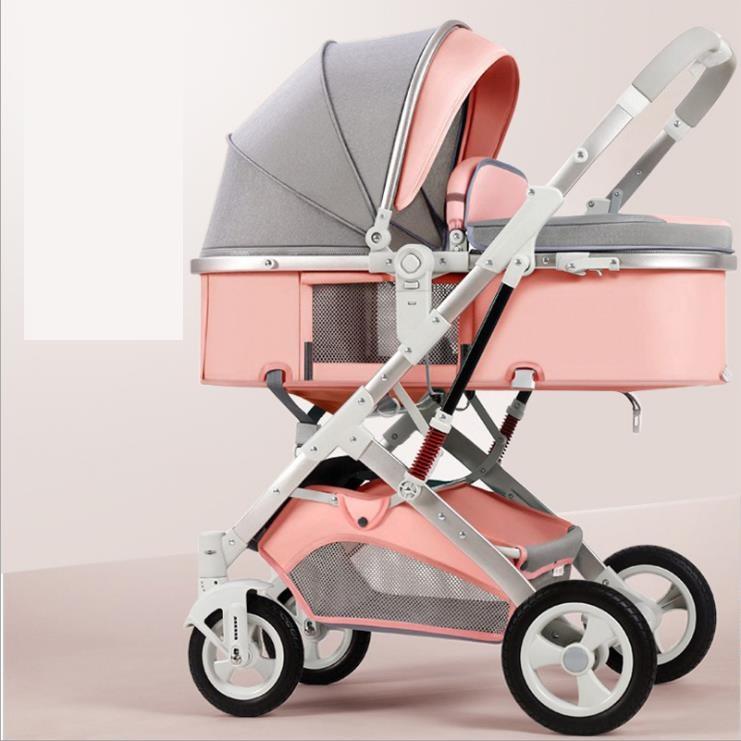Two-Way Portable Folding Newborn Baby Stroller
