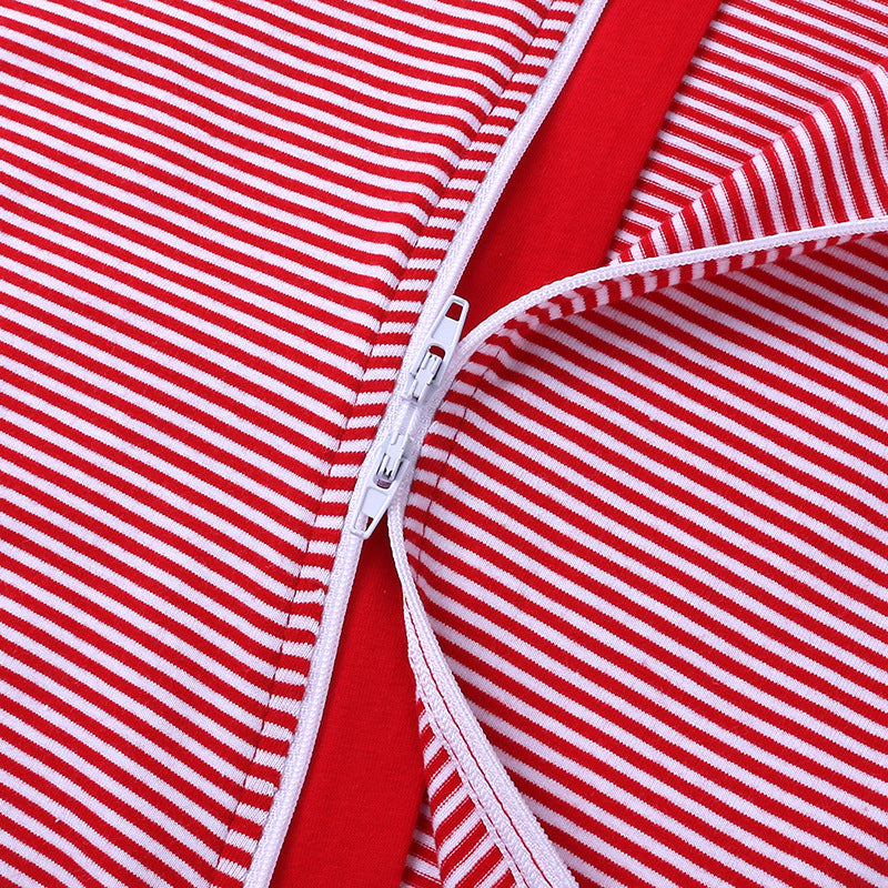 Korean Style Baby Striped Bodysuit – Soft Cotton Onesie for Newborns & Infants