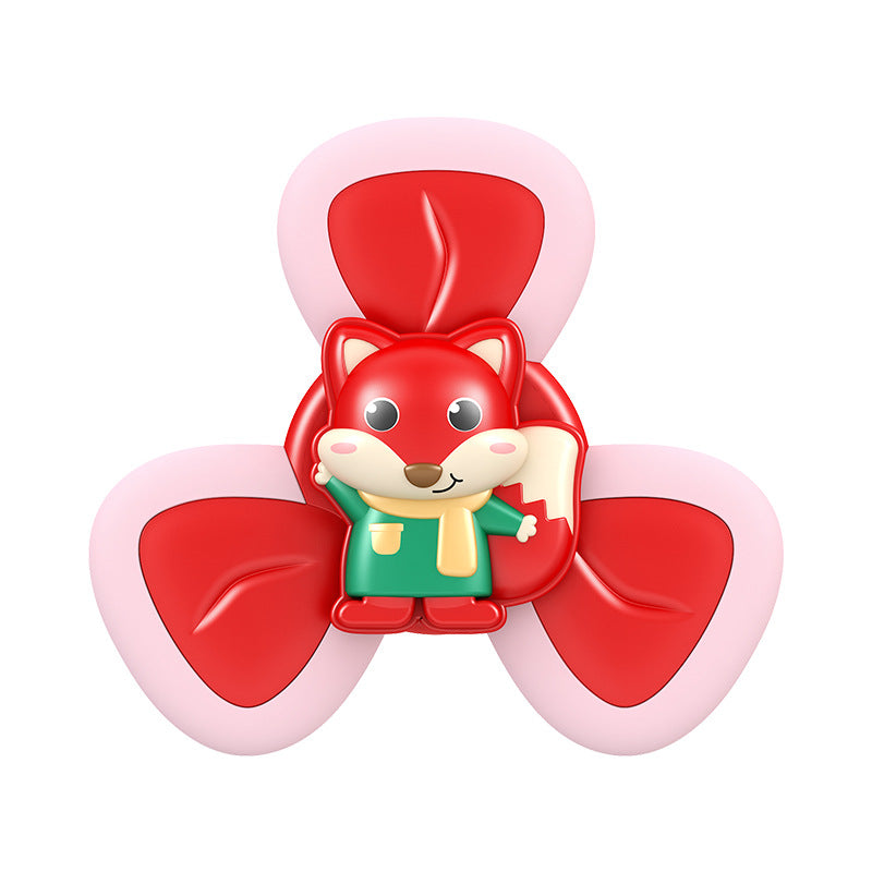 Spinning Suction Cup Bath Toy for Babies - Water Play Teether & Sensory Toy