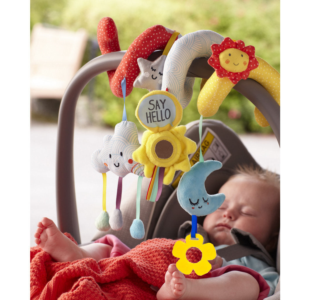 Rattle Toy Star Moon Stroller Pendant