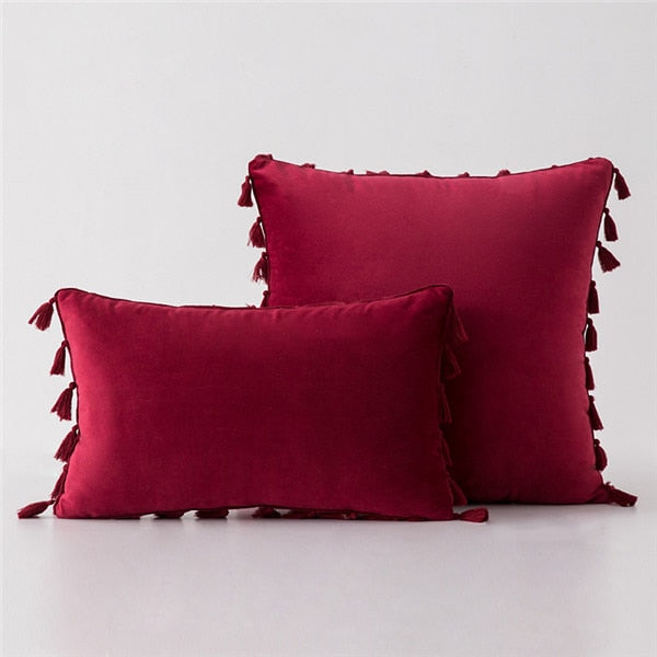 Velvet Sofa Pillowcase – Luxe Cushion Cover for Living Room Décor