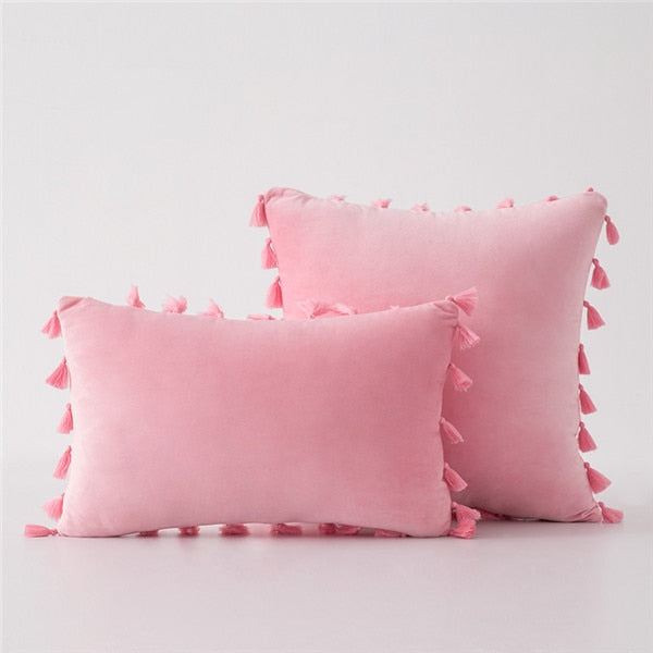 Velvet Sofa Pillowcase – Luxe Cushion Cover for Living Room Décor