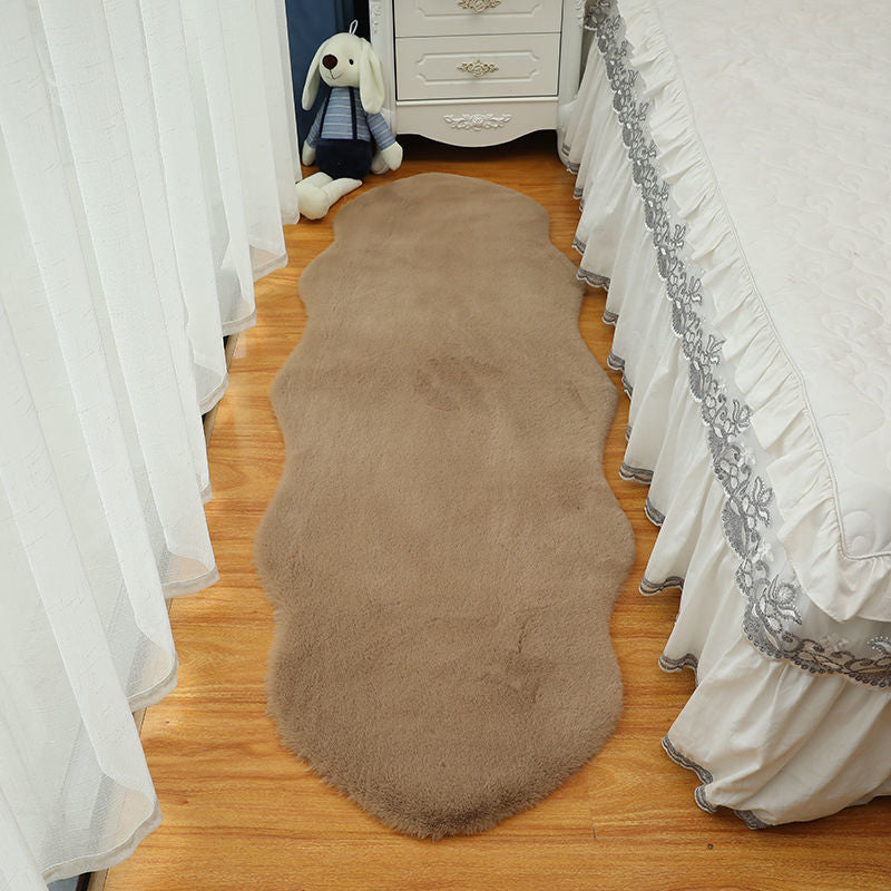 Machine Washable Bedside Carpet - Soft Bedroom Rug