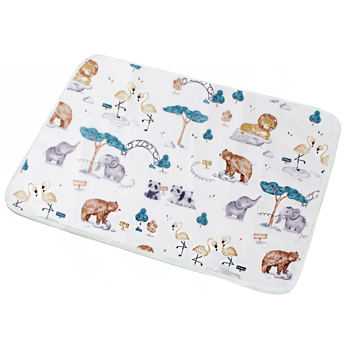 Breathable Baby Changing Pad | Waterproof Cotton Cartoon Design