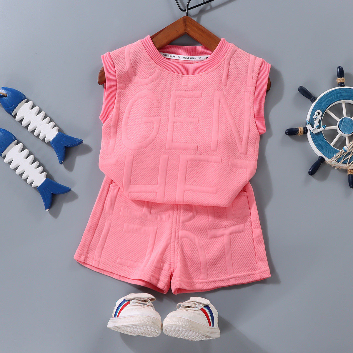 Kids Western Style Vest Suit - Loose Fit Children's Outfit