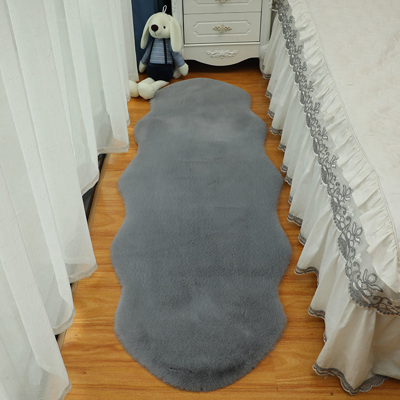 Machine Washable Bedside Carpet - Soft Bedroom Rug