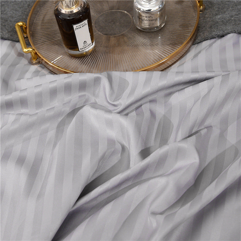 Nordic Geometric Flower Bedding Set - Modern & Elegant