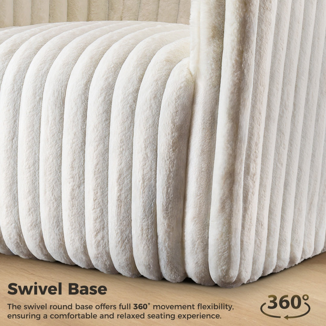 Single Sofa, A Soft Touch Casual Sofa That Can Rotate 360 Degrees