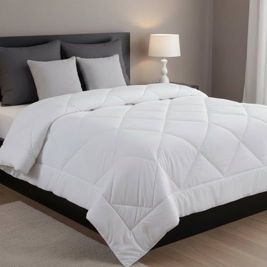 Bamboo Microfibre Quilt Queen - 400GSM All-Season Comfort