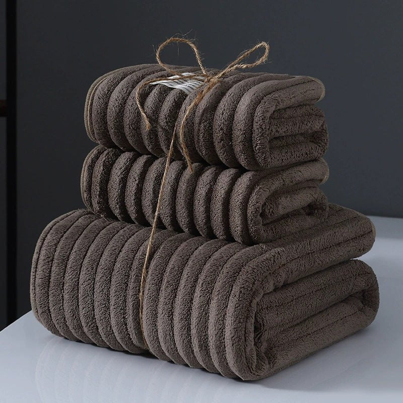 Super Soft And Transient Absorption Coral Fleece Towels
