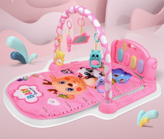 Baby Play Mat with Piano Keyboard | Musical Activity Gym & Crawling Mat