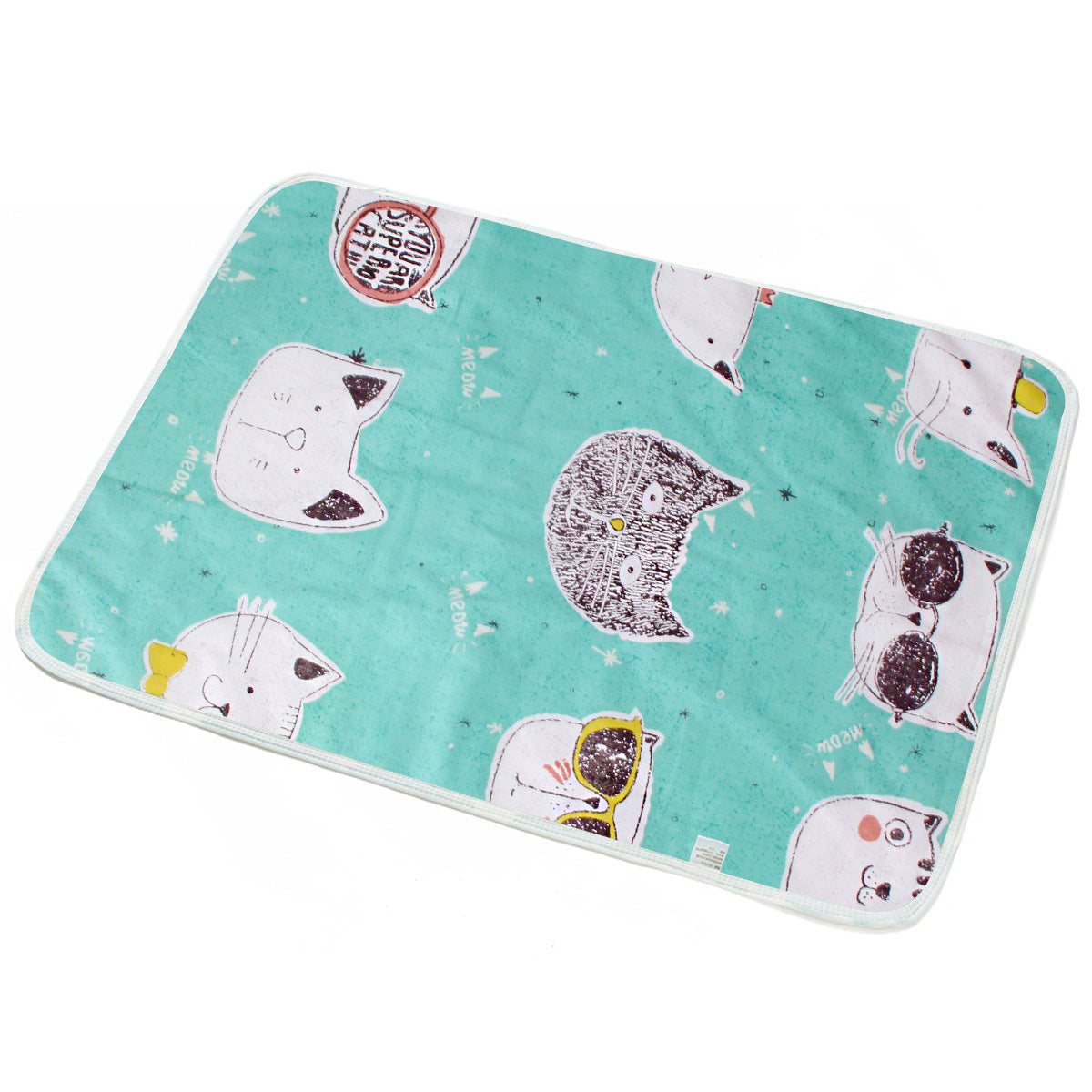 Breathable Baby Changing Pad | Waterproof Cotton Cartoon Design