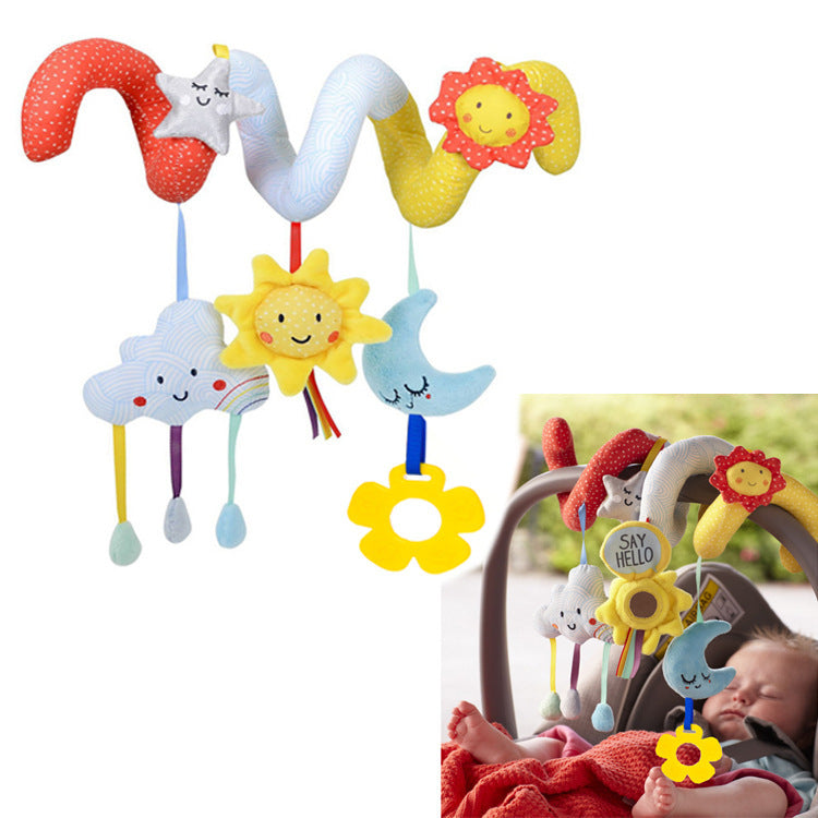 Rattle Toy Star Moon Stroller Pendant