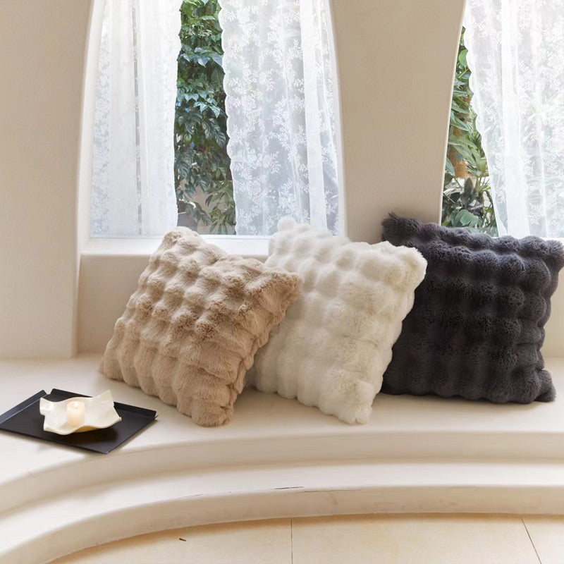 Modern Minimalist Throw Pillow - Soft Decorative Cushion for Sofa & Living Room