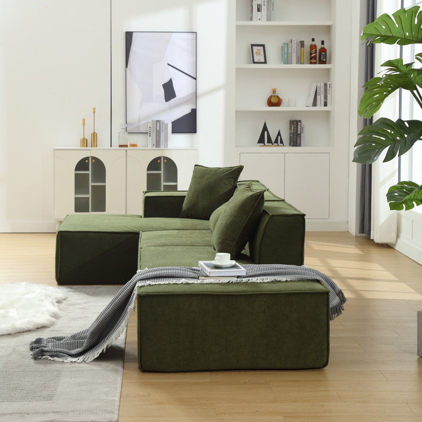 Modular Living Room Sofa Set - Modern Minimalist Design