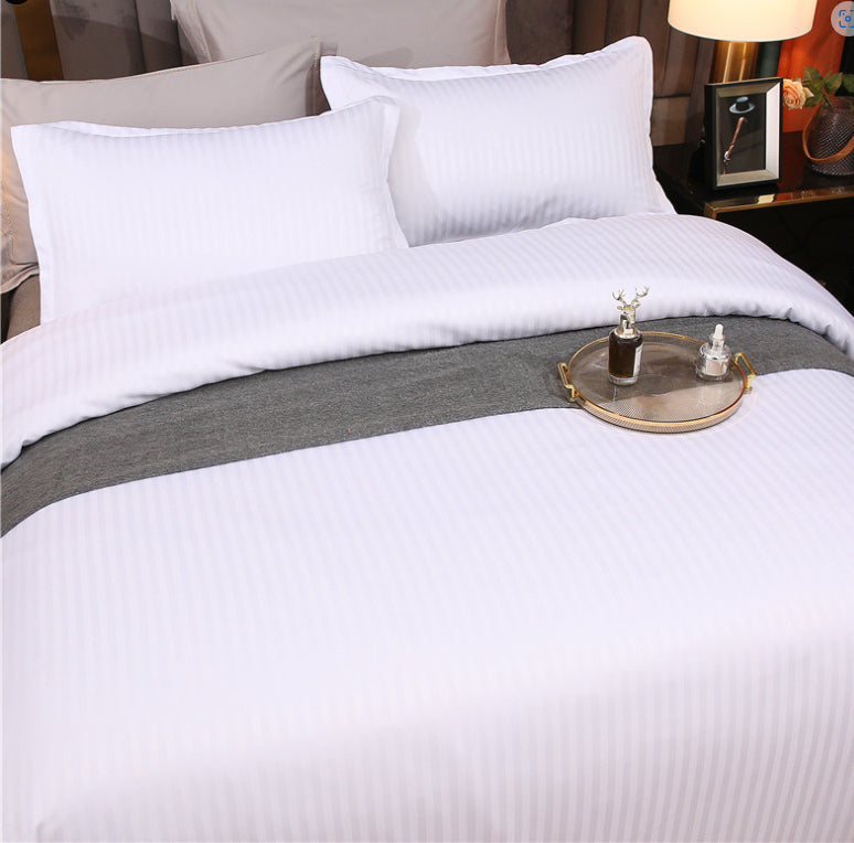 Nordic Geometric Flower Bedding Set - Modern & Elegant