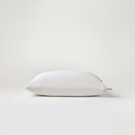 Soft white pillow with white back ground 