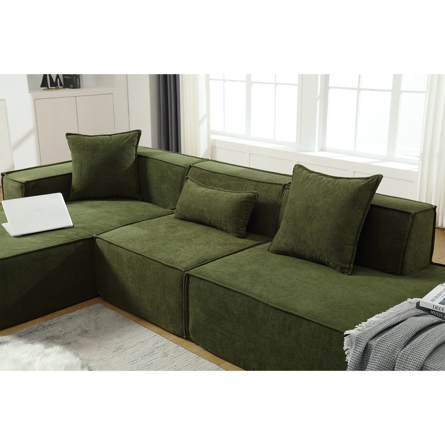 Modular Living Room Sofa Set - Modern Minimalist Design