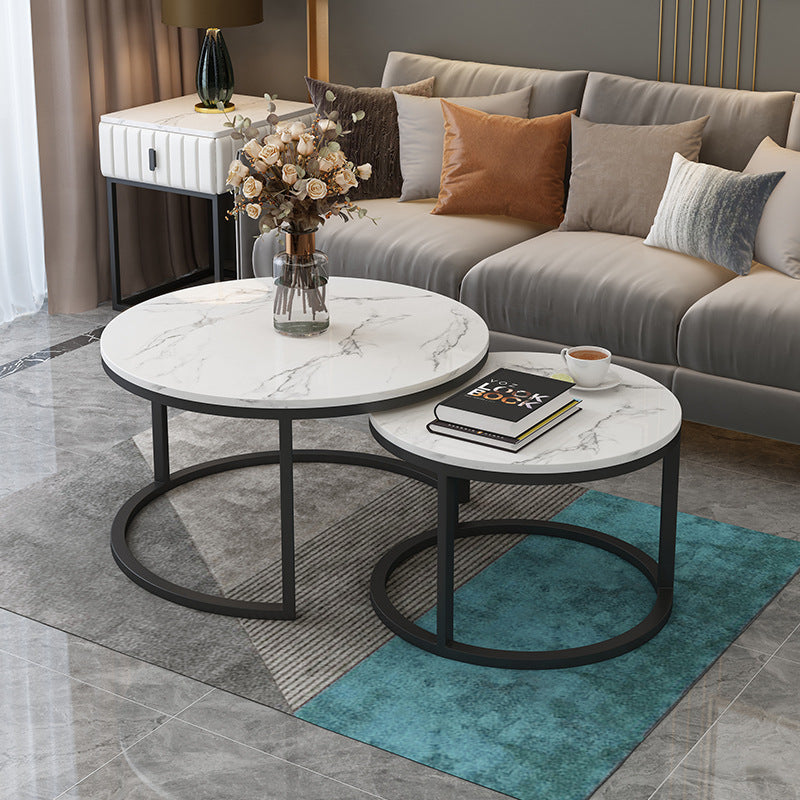 Marble Coffee Table - Modern Nesting Set
