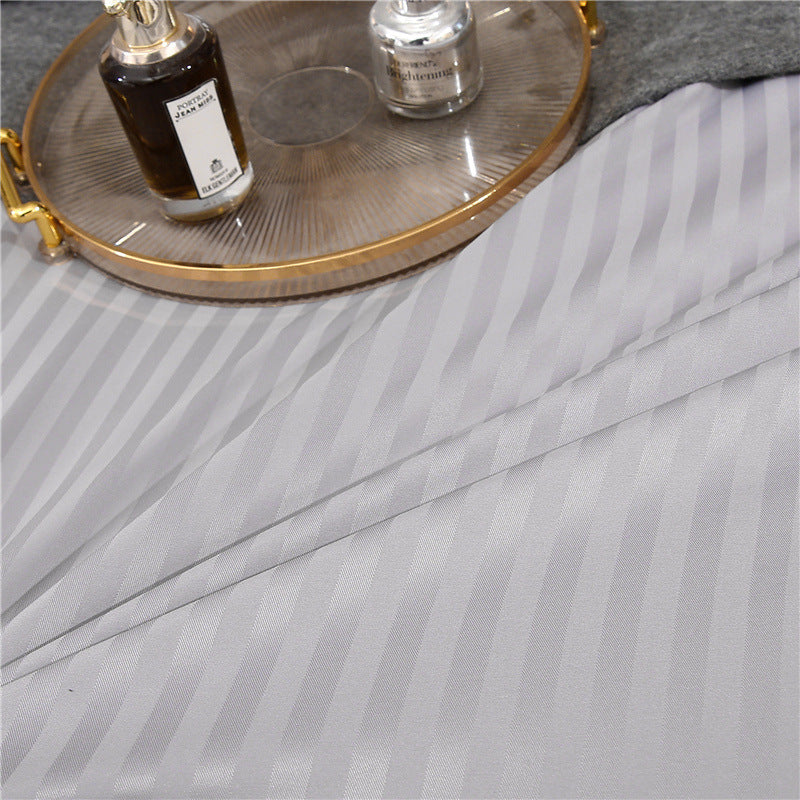 Nordic Geometric Flower Bedding Set - Modern & Elegant