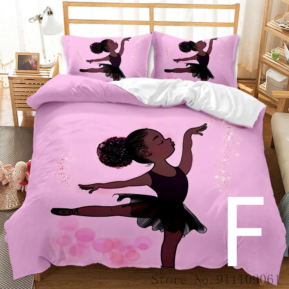 African Girl Bedding Set
